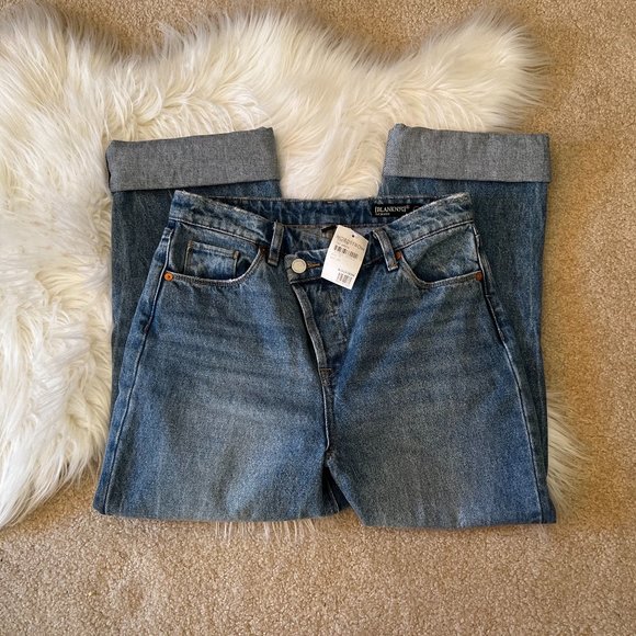 BLANK NYC The Baxter Overlap Ribcage Straight Leg Jeans 27 - Picture 5 of 14